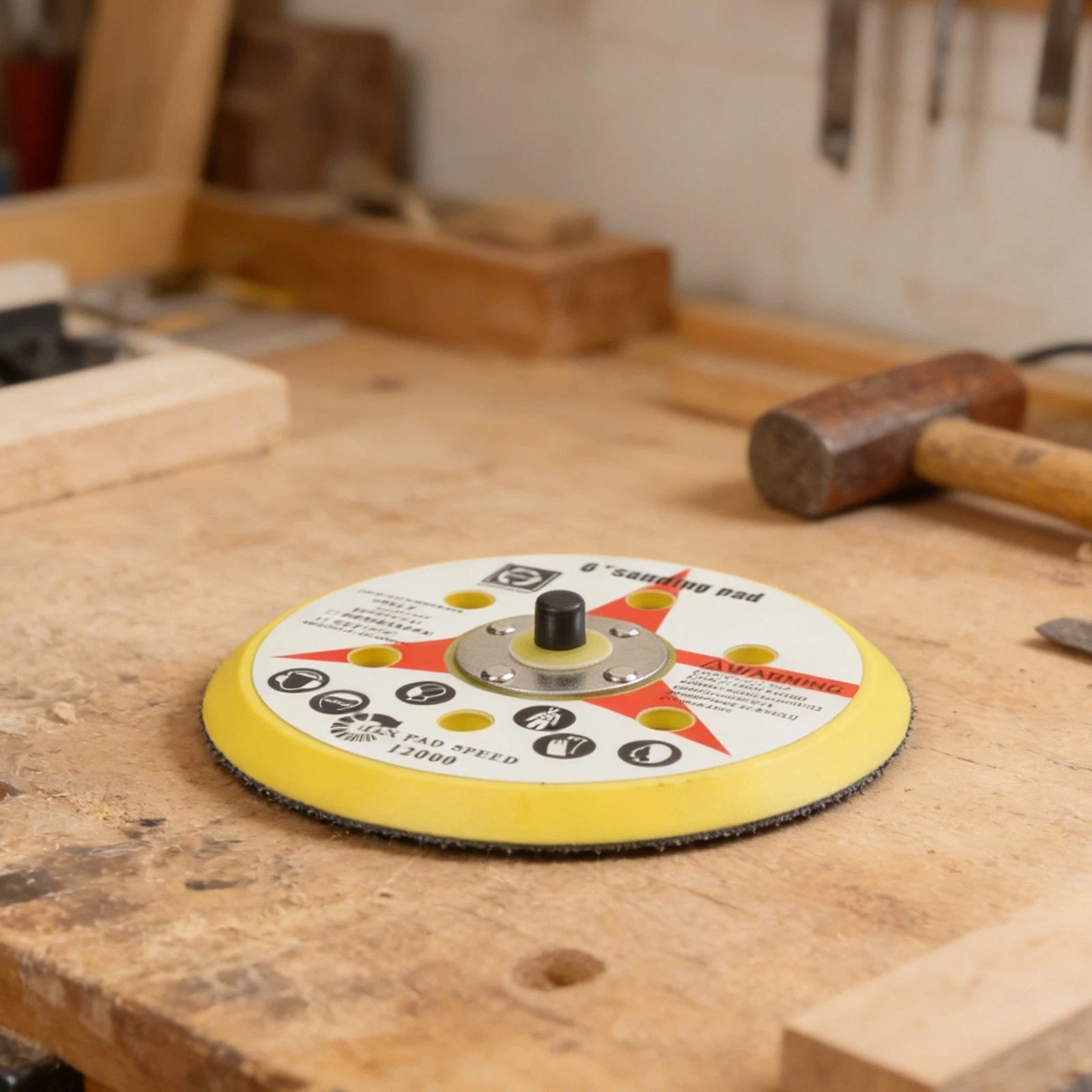 6" Sander Disc Sanding Buffing Polishing Backing Pad for Angle Grinder
