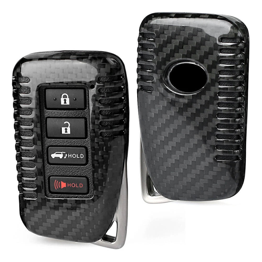 Carbon Fiber Key Fob Case for Lexus (2014–2017) 4-Button