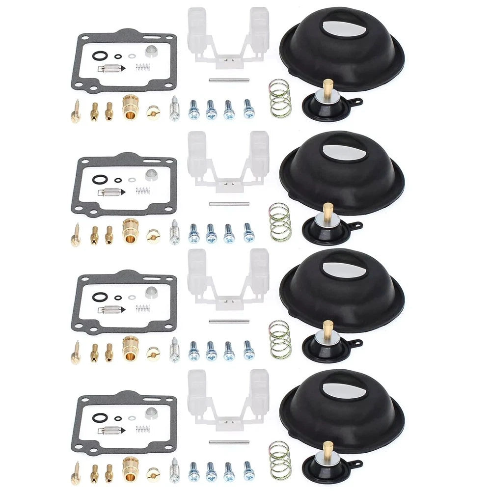 4X Carb Repair Kit Diaphragm for Yamaha XV750 XV1100 (1981–1999)