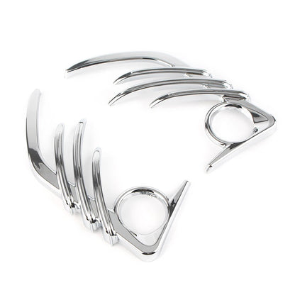 Chrome Front Speaker Outer Trim for Honda GL1800 & F6B (2006–2017)
