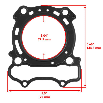 Cylinder Head Gasket and Cover Set Replacement for Yamaha WR250F (2001–2013)