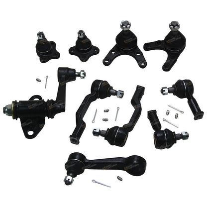 Set of 4 Inner/Outer Ball Joints Tie Rod Ends Idler/Pitman Arm Kit for Courier (1989–1996)
