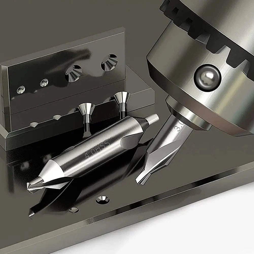 7-Piece HSS Center Drill Bit Set for Reliable Performance