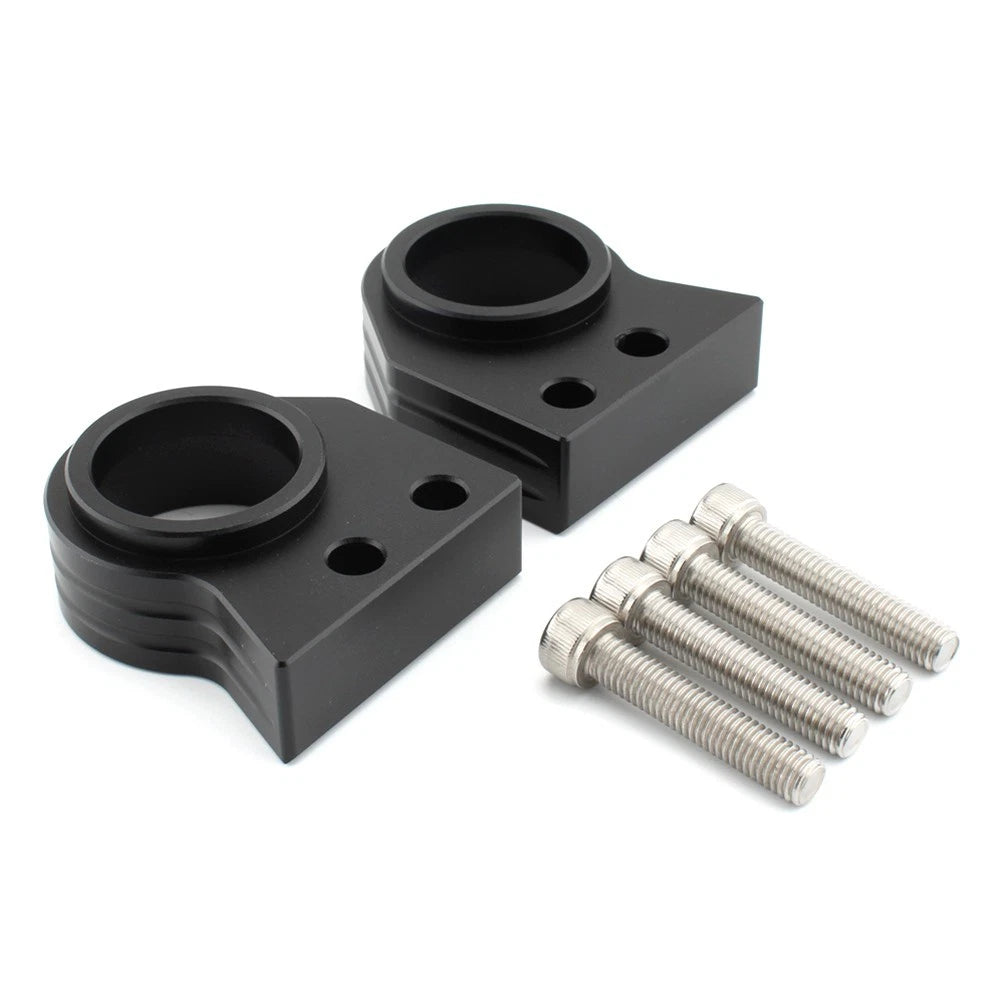 2X Handlebar Riser Bar Lift Clamp Adapter for Kawasaki ZZ-R600 (1990–2007)