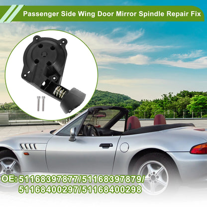 Wing Door Mirror Spindle Repair Fix for BMW Z3 Passenger Side (1994–2002)