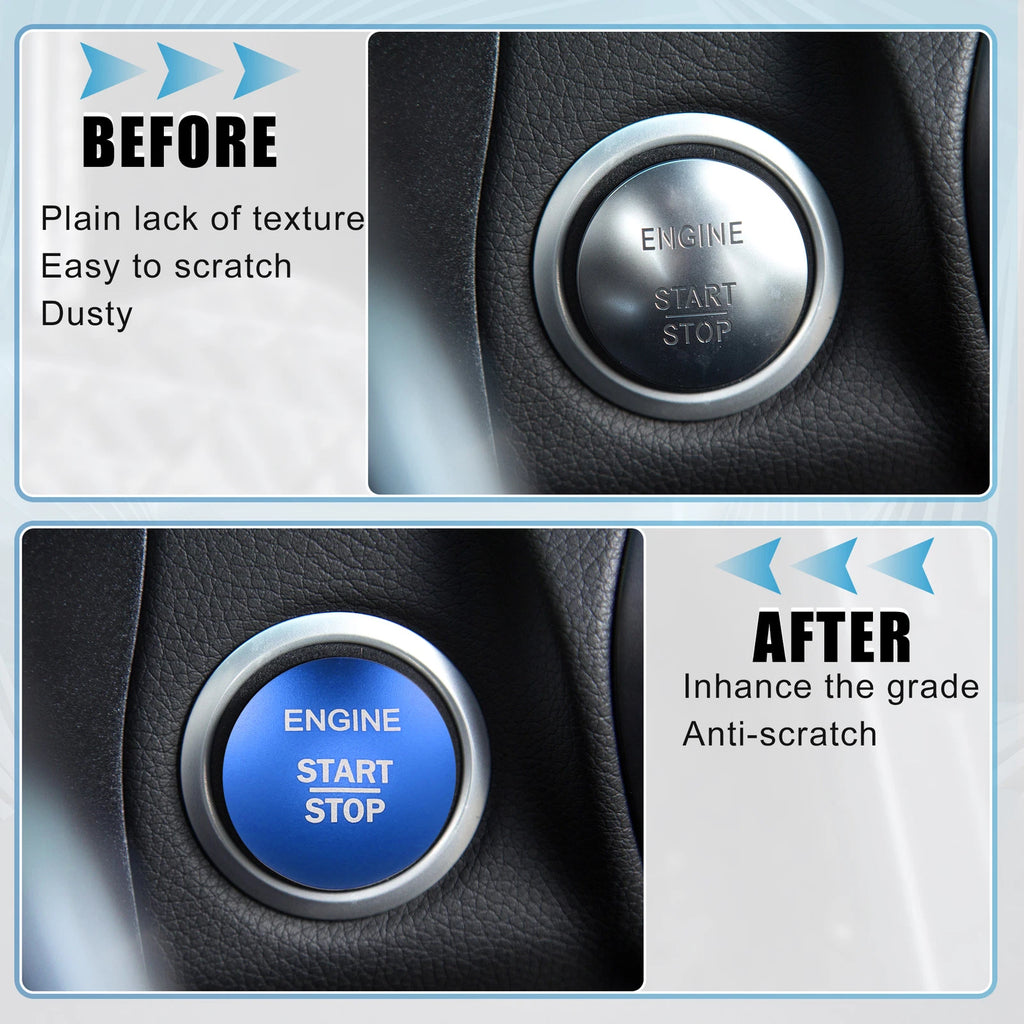 Engine Start Stop Button Cover Trim for Mercedes-Benz E-Class