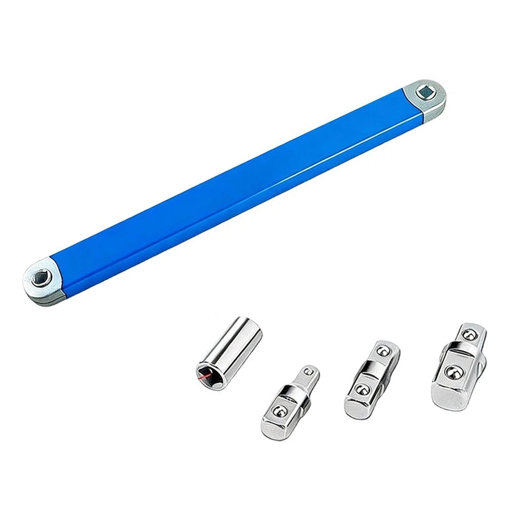 Compact Ratchet Extension for Wrench with Socket Set