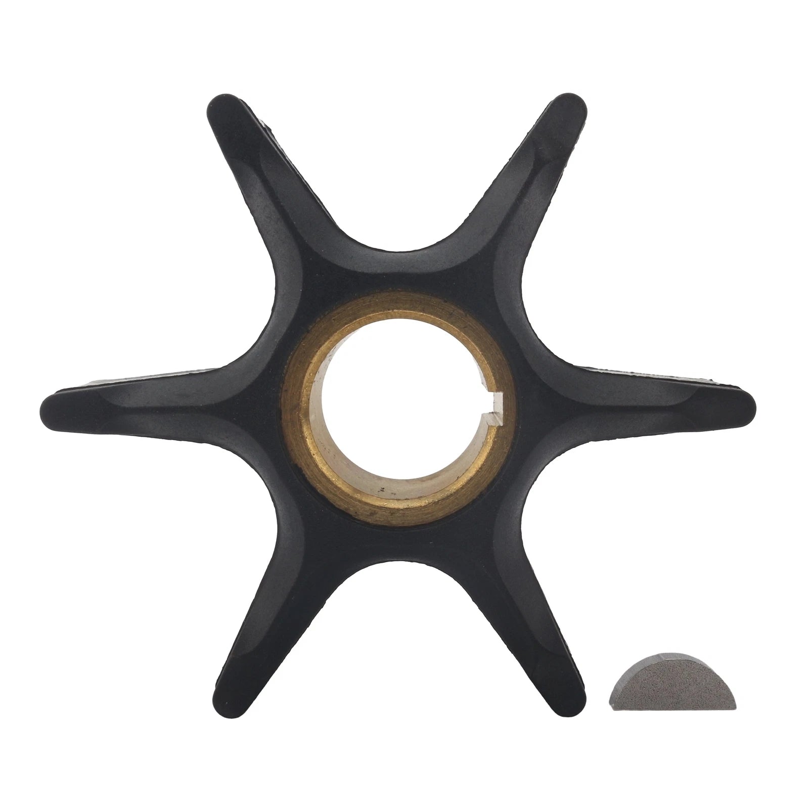 Outboard Water Pump Impeller & Key for Evinrude Johnson (85-235HP)