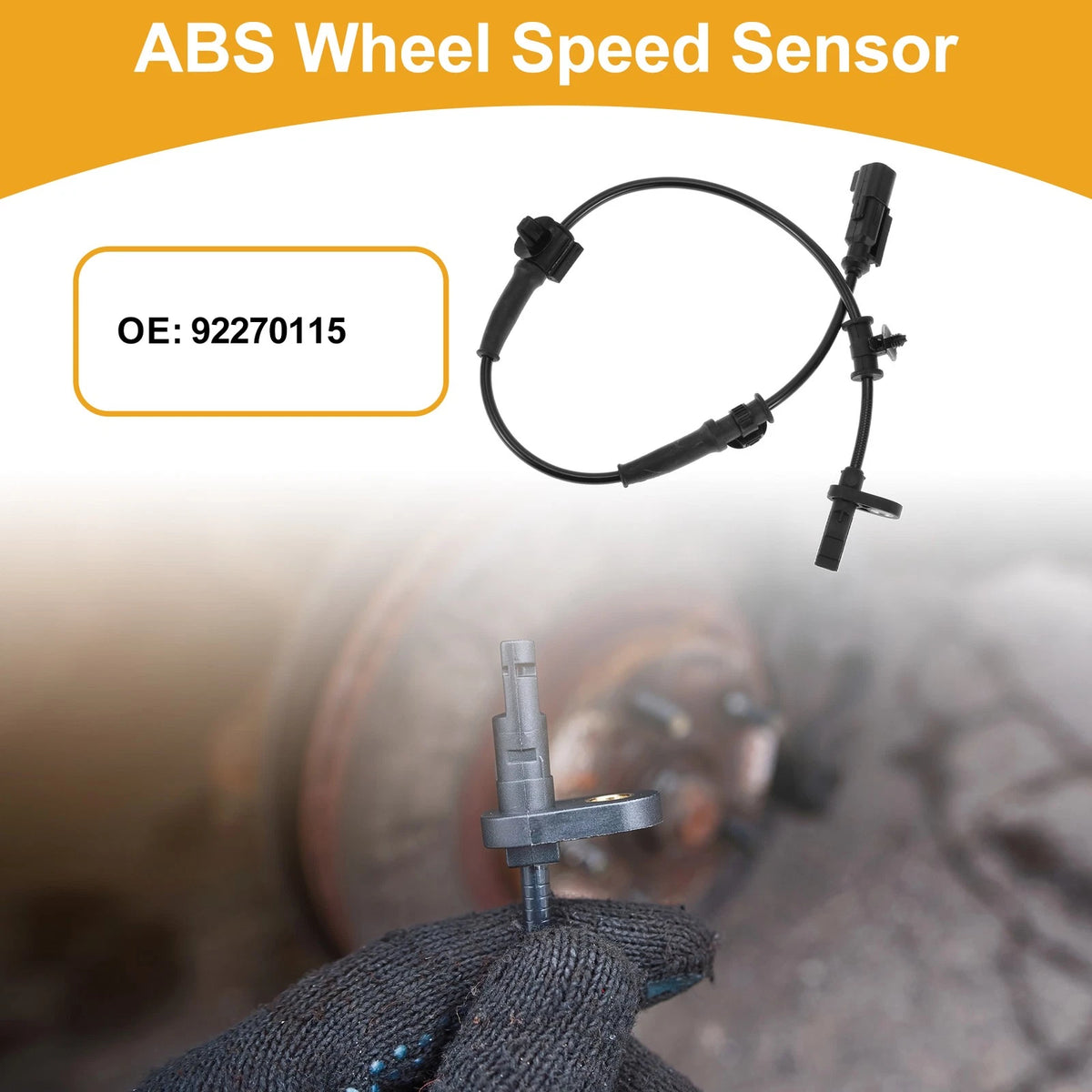 ABS Wheel Speed Sensor Replacement for Chevrolet Caprice (2006–2011) Rear
