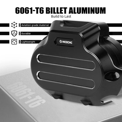 NICECNC Transmission Side Cover 25800057 for Harley FLHR Road King (2017–2020)