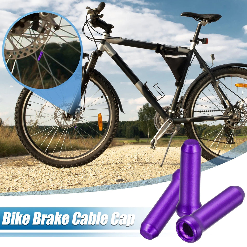 Bike Brake Cable Cap Replacement Inner Cable End for Universal Bicycle (50 Pack)
