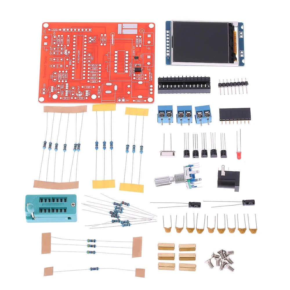 LCD Tester DIY Kit for Transistor Diode Capacitance ESR Meter Signal Generator