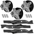 Caltric Spindle Assembly with Blade for Cub Cadet LTX 1050 (2010–2016)