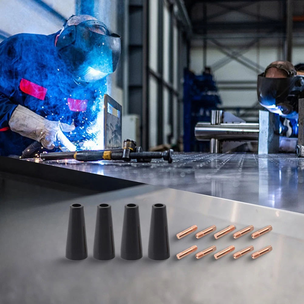 Flux Core Nozzle Tips Kit for MIG Welding Equipment (0.8mm)