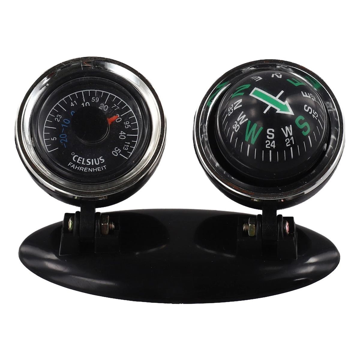 Car Compass and Thermometer for Enhanced Driving Safety Easy Installation