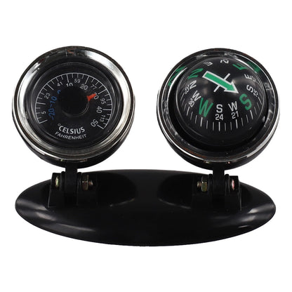 Car Compass and Thermometer for Enhanced Driving Safety Easy Installation
