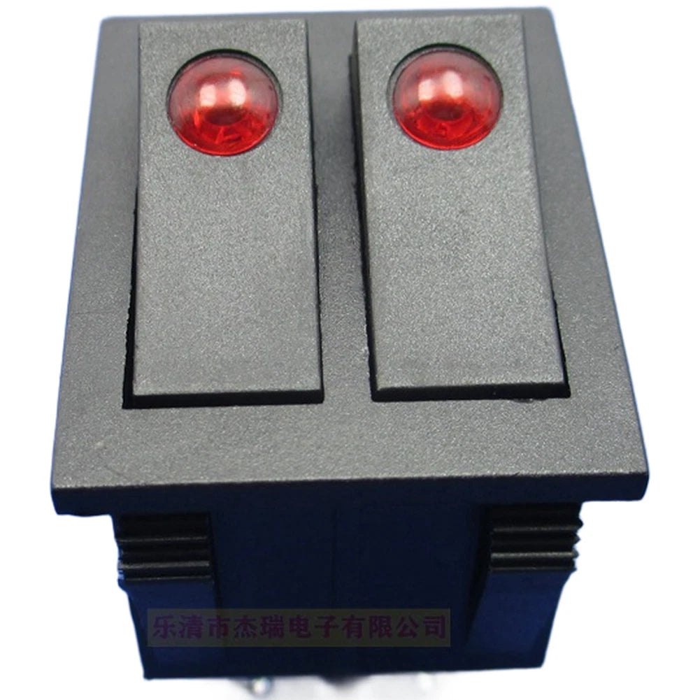 6-Pin Rocker Switch for Boat (16A, High Temp Rated)