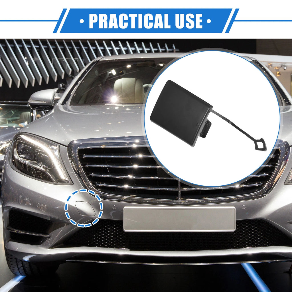 Front Tow Hook Eye Hole Cover Cap Replacement for Mercedes-Benz E500 (2014–2016)