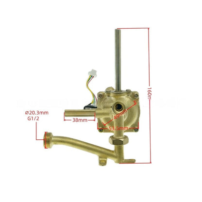 Gas Water Heater Control Valve Assembly G1/2