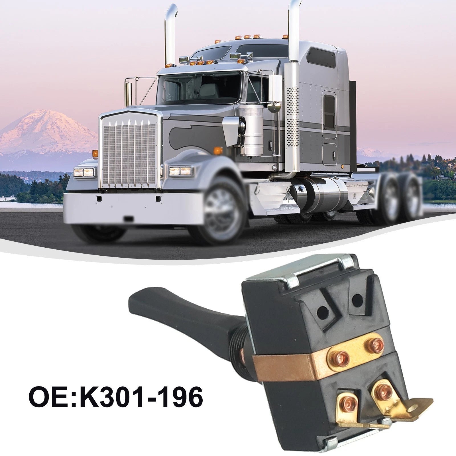Headlight for Kenworth TOGGLE Switch (Optimal Visibility)