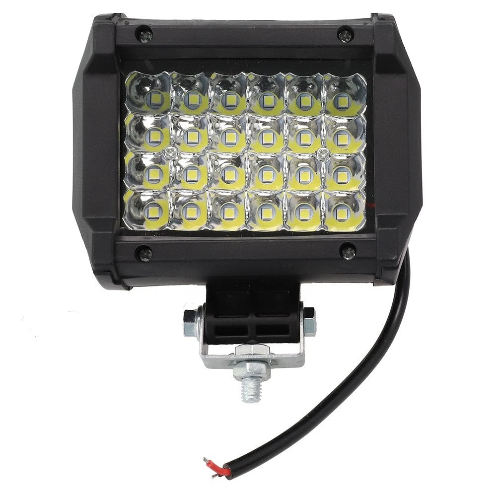72W 4 Inch Work Light Bar for Off Road Vehicles