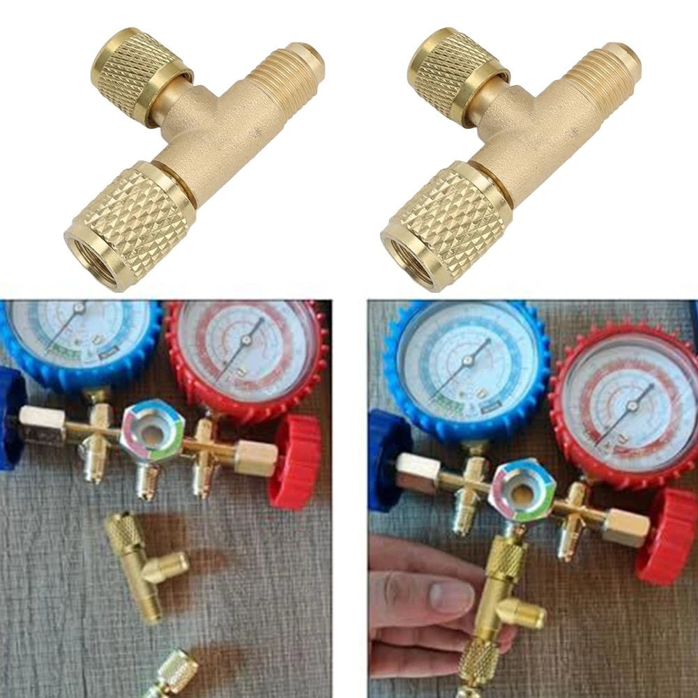 2X Brass Valve Core Quick Couplers for Easy Installation