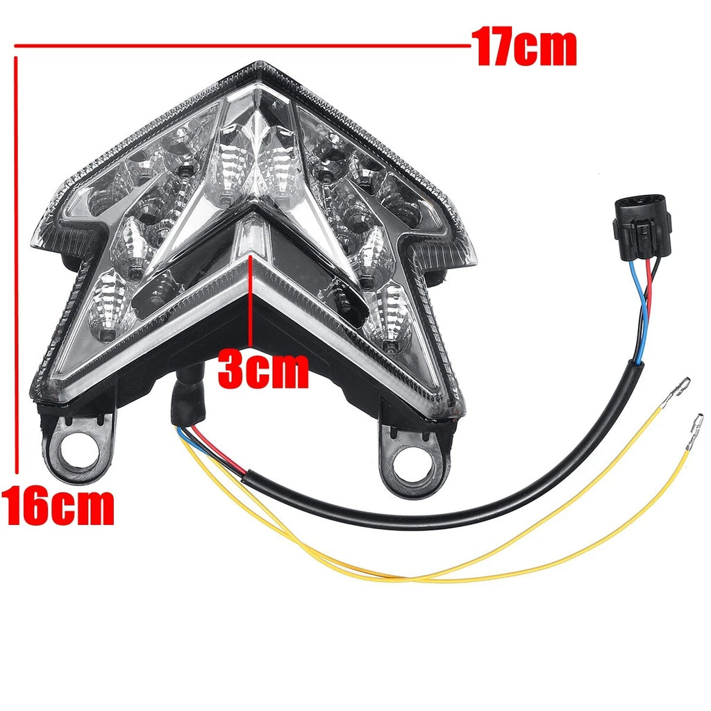 Integrated LED Tail Light Turn Signal for Kawasaki Ninja ZX6R Z800 Z125 (2013–2018)