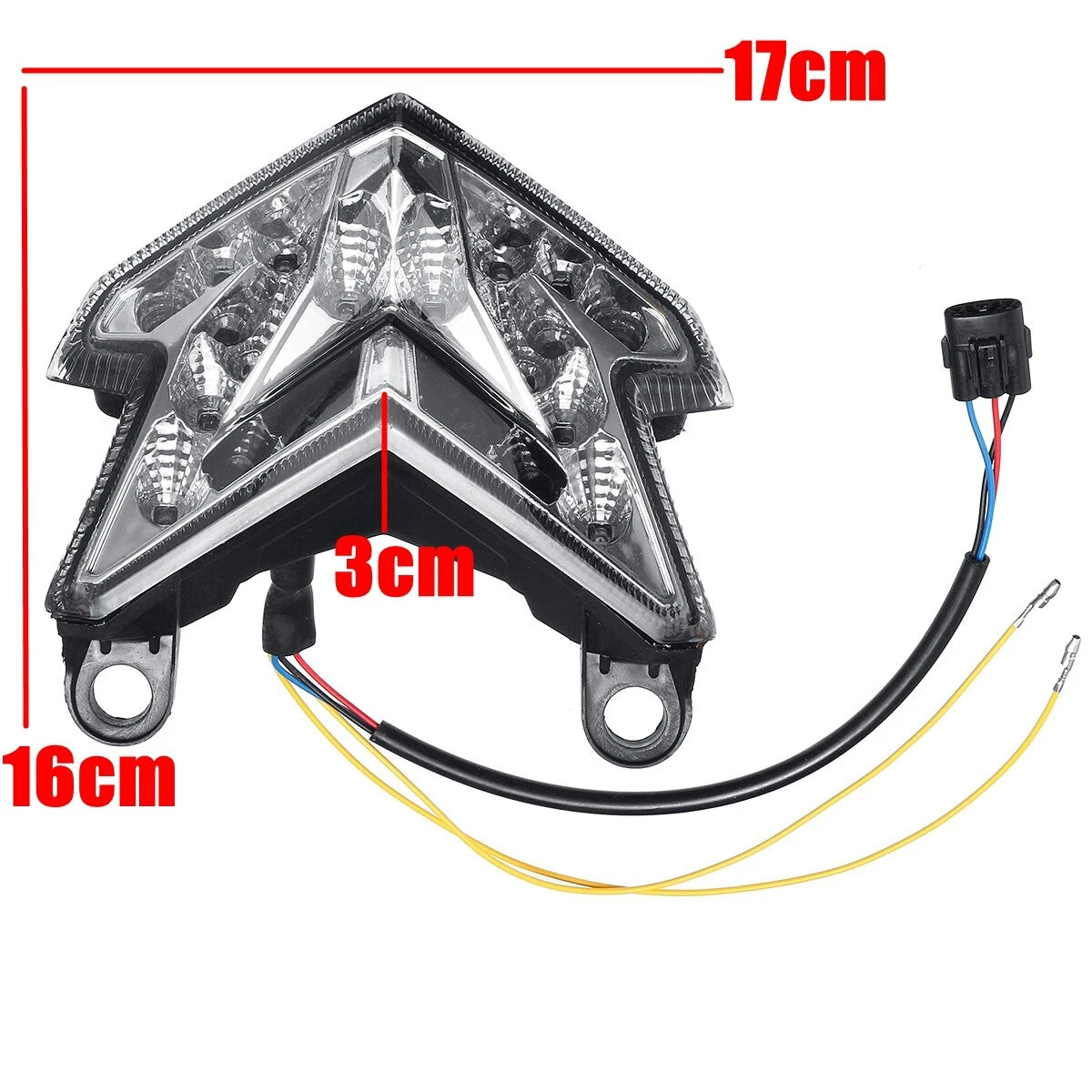 Integrated LED Tail Light Turn Signal for Kawasaki Ninja ZX6R Z800 Z125 (2013–2018)