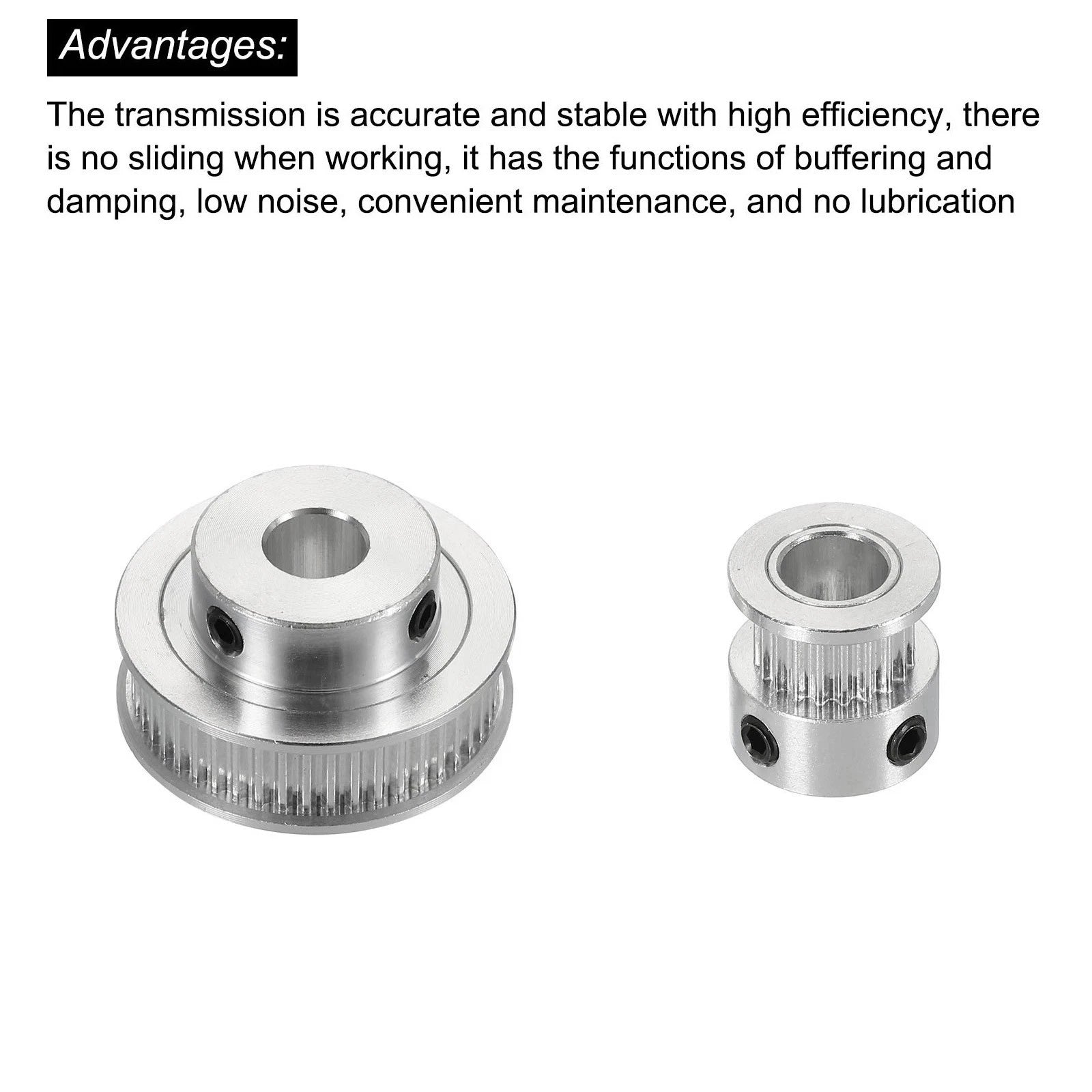 Timing Pulley Kit 20T 48T for 3D Printer Automation (Compatible with )