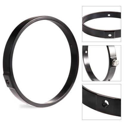 7inch Motorcycle Headlight Visor Style Headlamp Trim Ring Bracket For Harley New