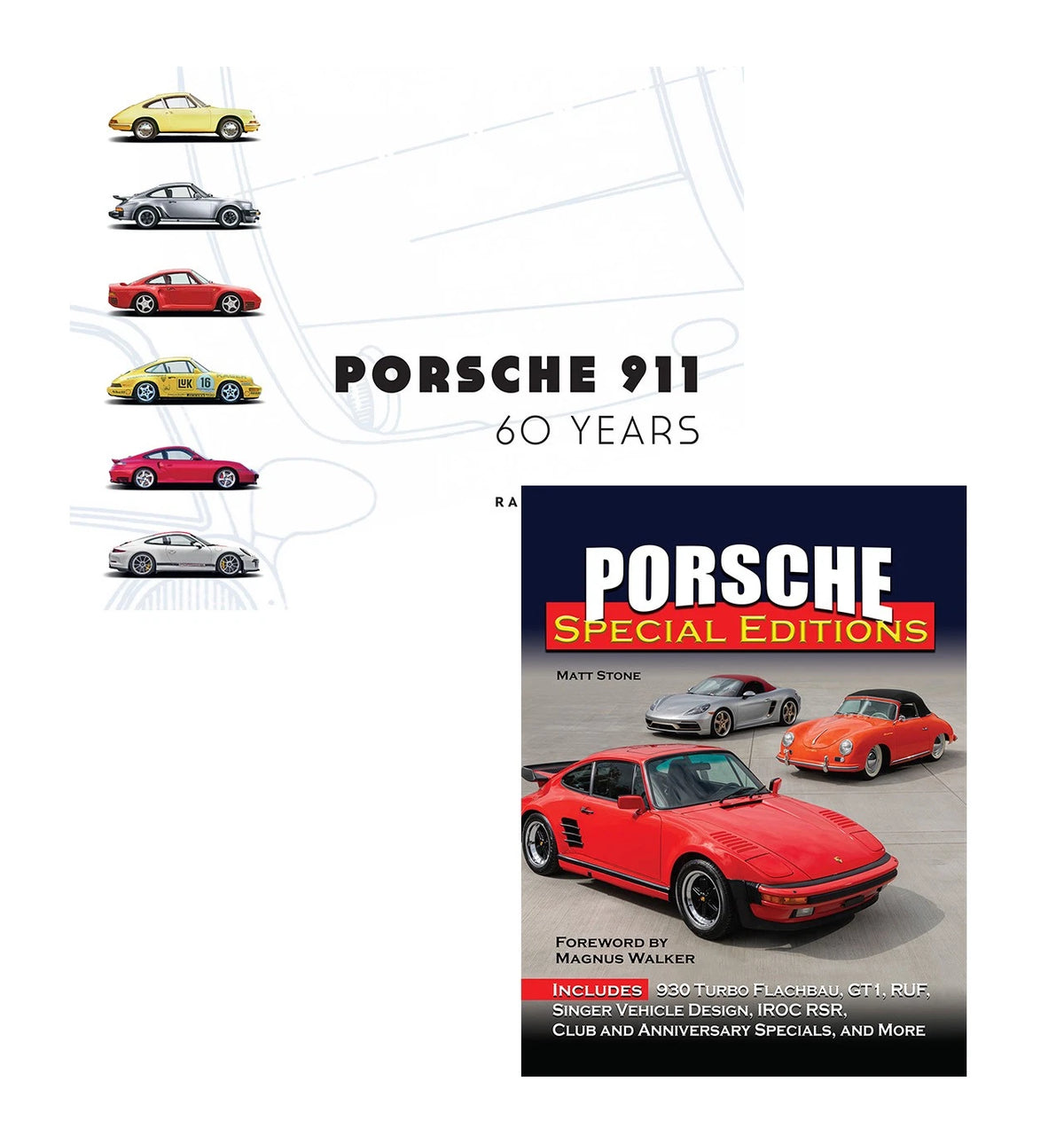 2 Book Set for Porsche 911 (1964–2024)