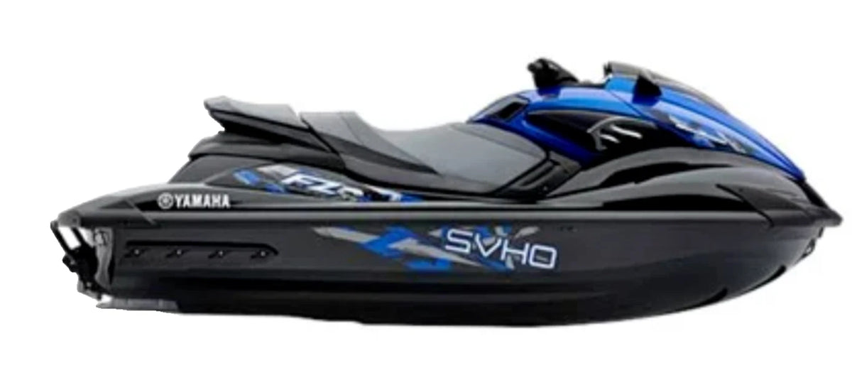Graphic Kit Decals for Yamaha Waverunner FXHO FZS (2012–2018) Blue Black