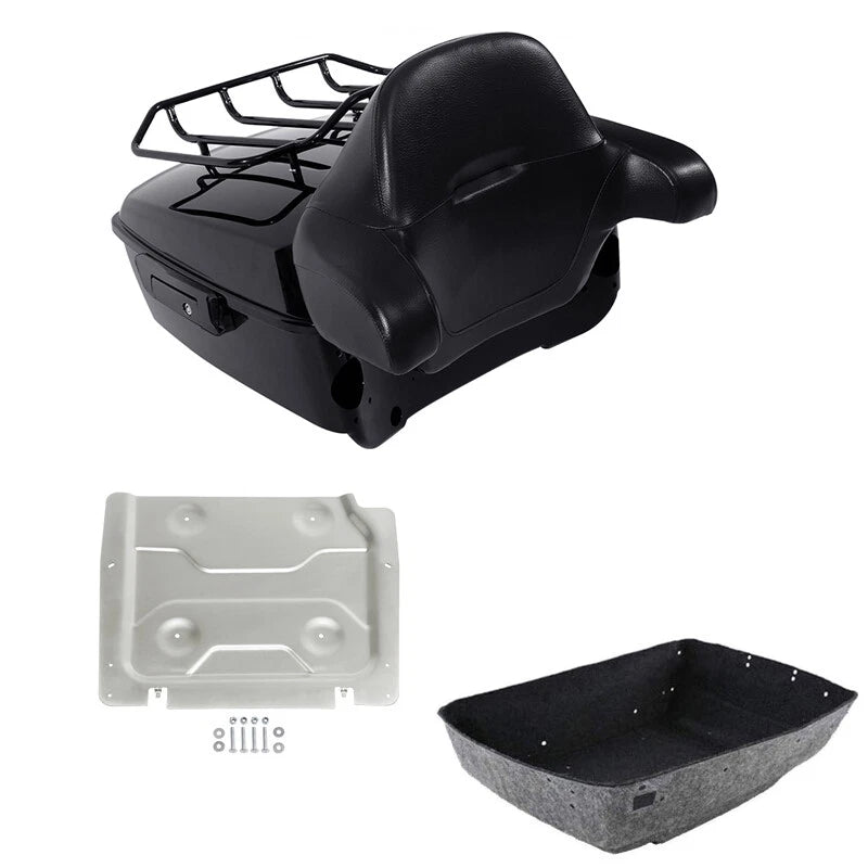 Trunk Backrest Luggage Rack Base Plate for Harley Street Glide (2014–2026)