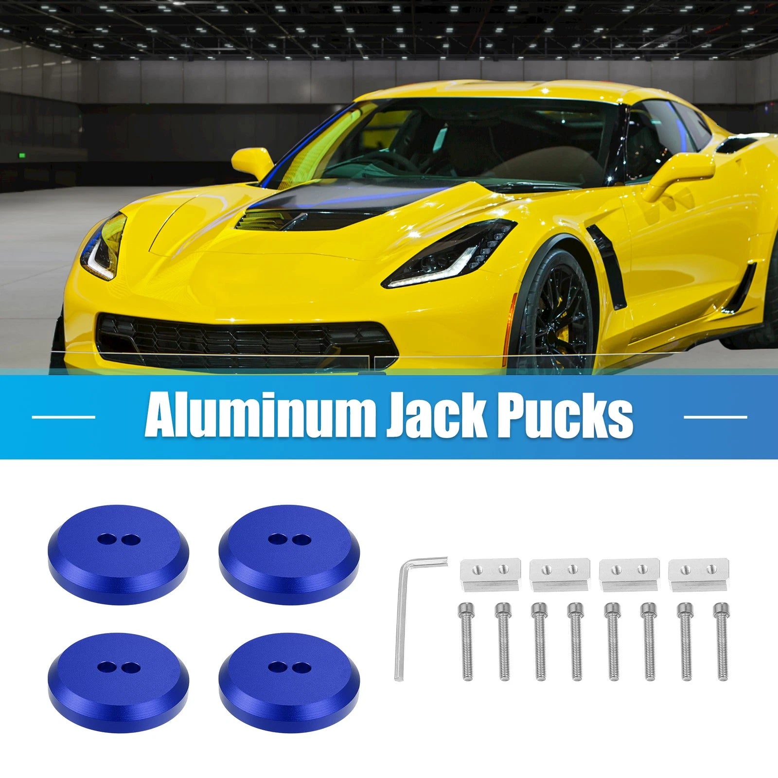 Jack Pad Set of 4 Replacement for Chevrolet Corvette C5 (1997–2004)