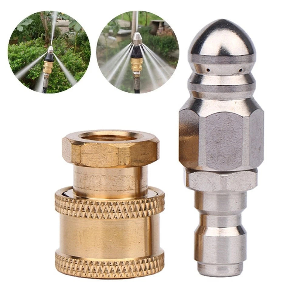 Sewer Nozzle for Drain Cleaning (1 Forward Jet, 6 Rear Jets)