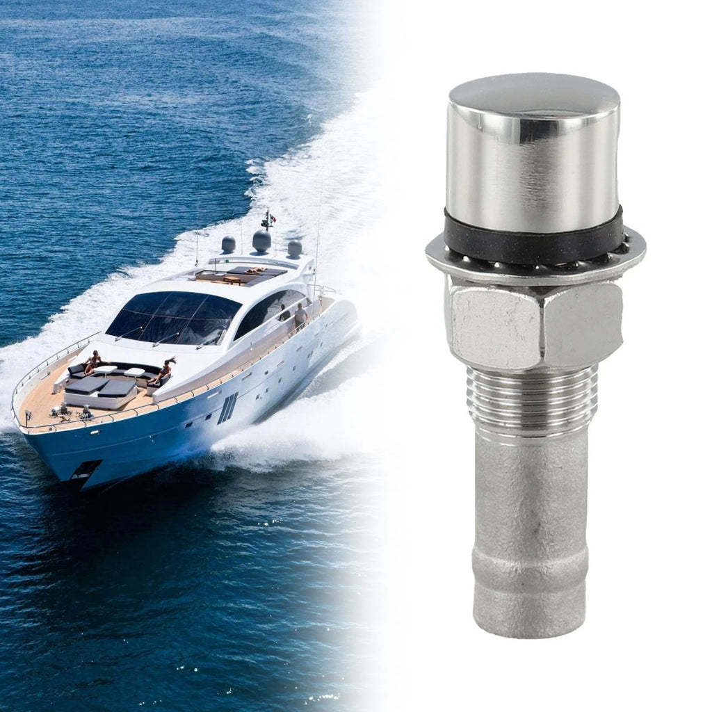 Through Hull Tank Vent for High Performance (Stainless Steel)