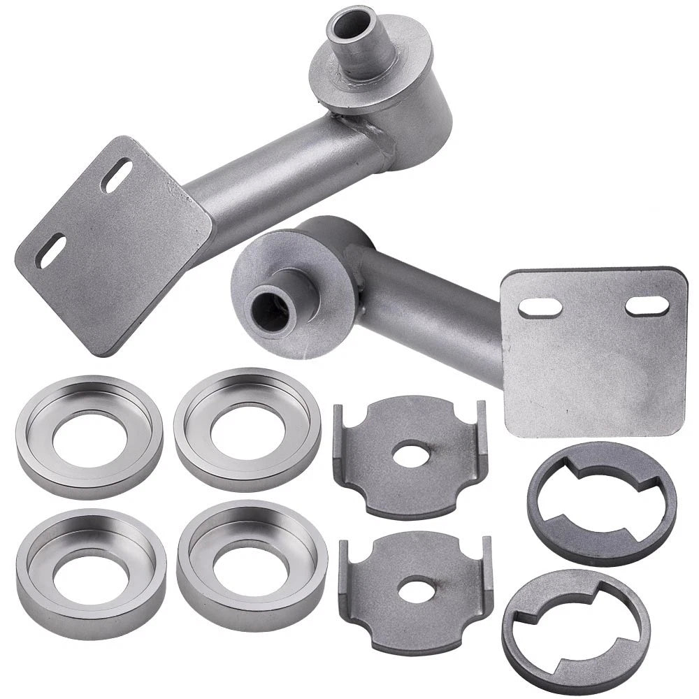 2X Rear Cradle Bushing Lockout Kit for Ford Mustang (2015–2020) Aluminum