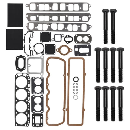 Engine Head Gaskets & Bolts Kit for Mercury Marine Chevy 3.0L (181CID)