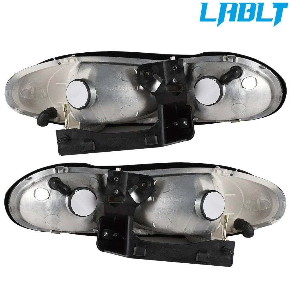 Set of 2 Halogen Headlights for Chevy Camaro Z28 SS (1998–2002)