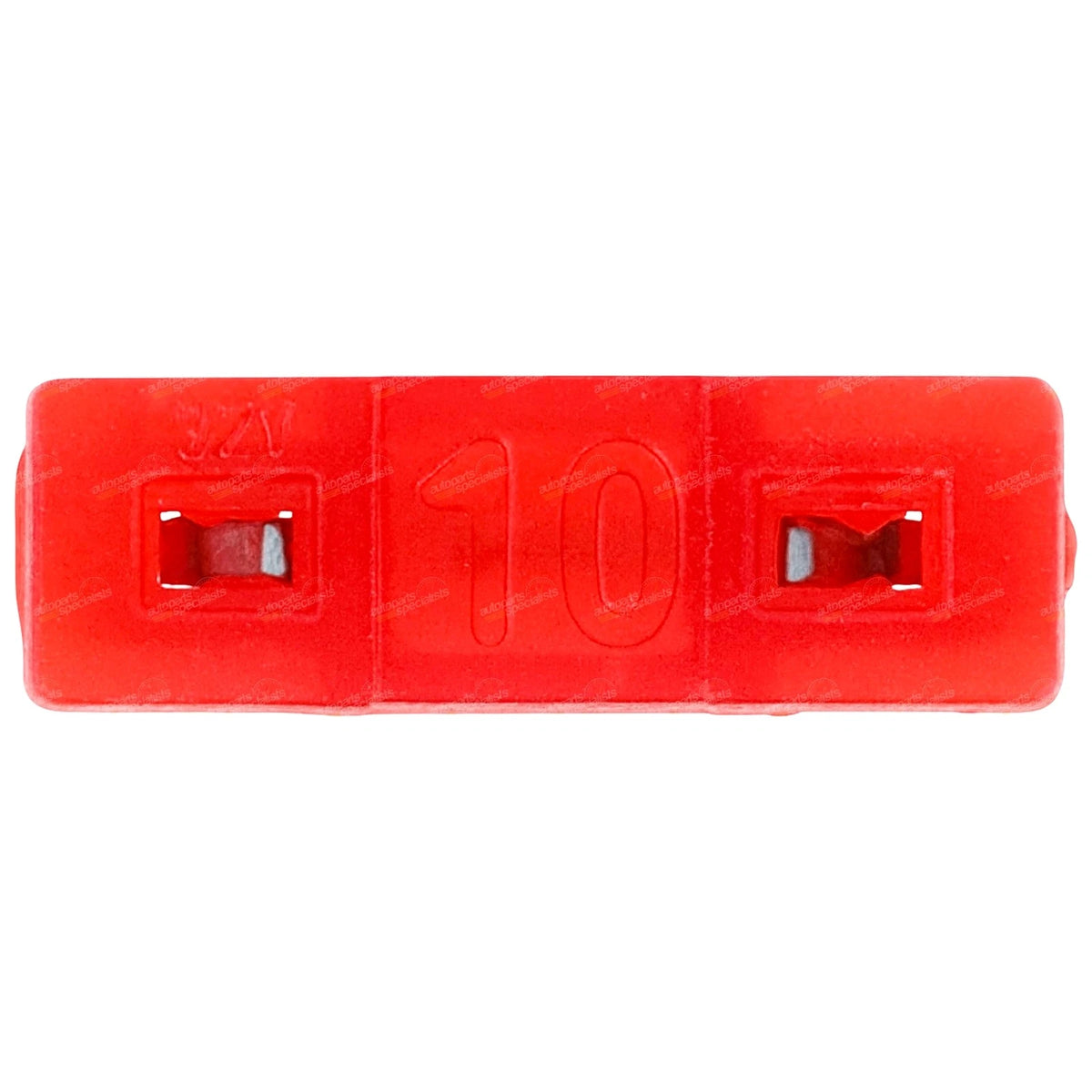 Pack of 100 Mini Blade Fuses for Automotive (10A, Low Profile)
