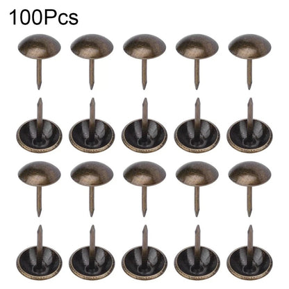 100pcs Wholesale Antique Bronze Upholstery Nail Sofa Furniture Studs Tacks Decor