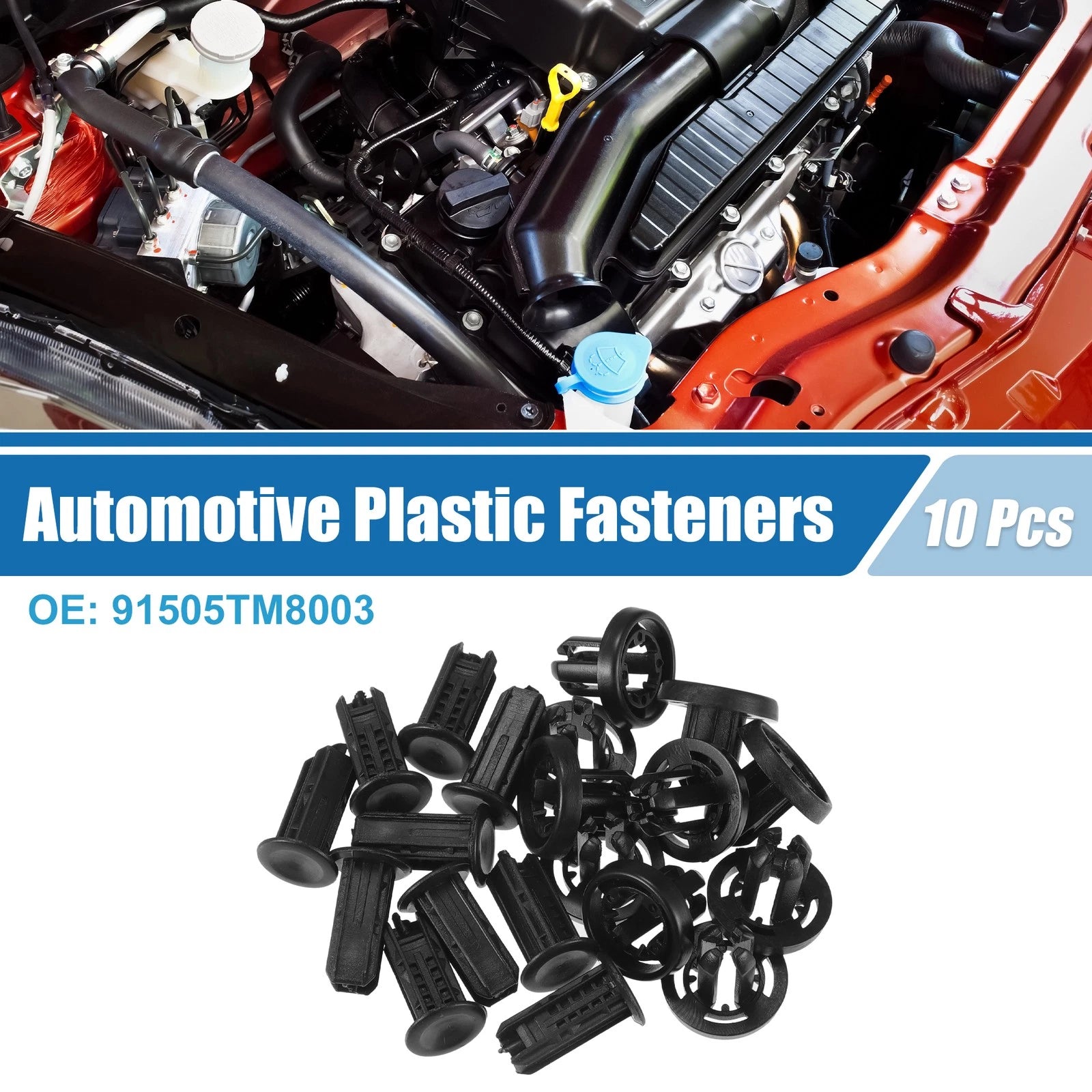 Bumper Clips 10 Pcs Replacement for Honda Civic (2013–2019)