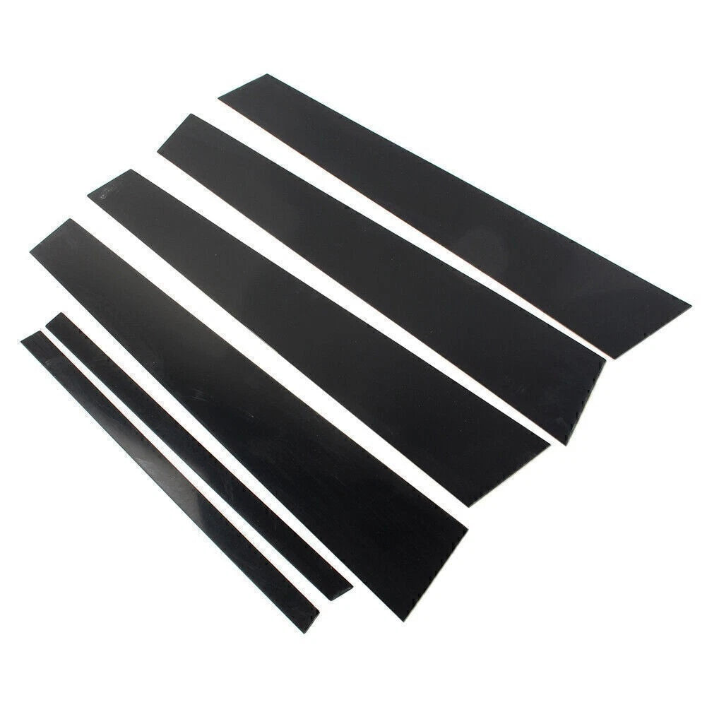 Door Trim Cover Kit for Honda Accord (2008–2012) - Black Pillar Posts