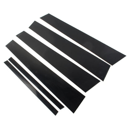 Door Trim Cover Kit for Honda Accord (2008–2012) - Black Pillar Posts