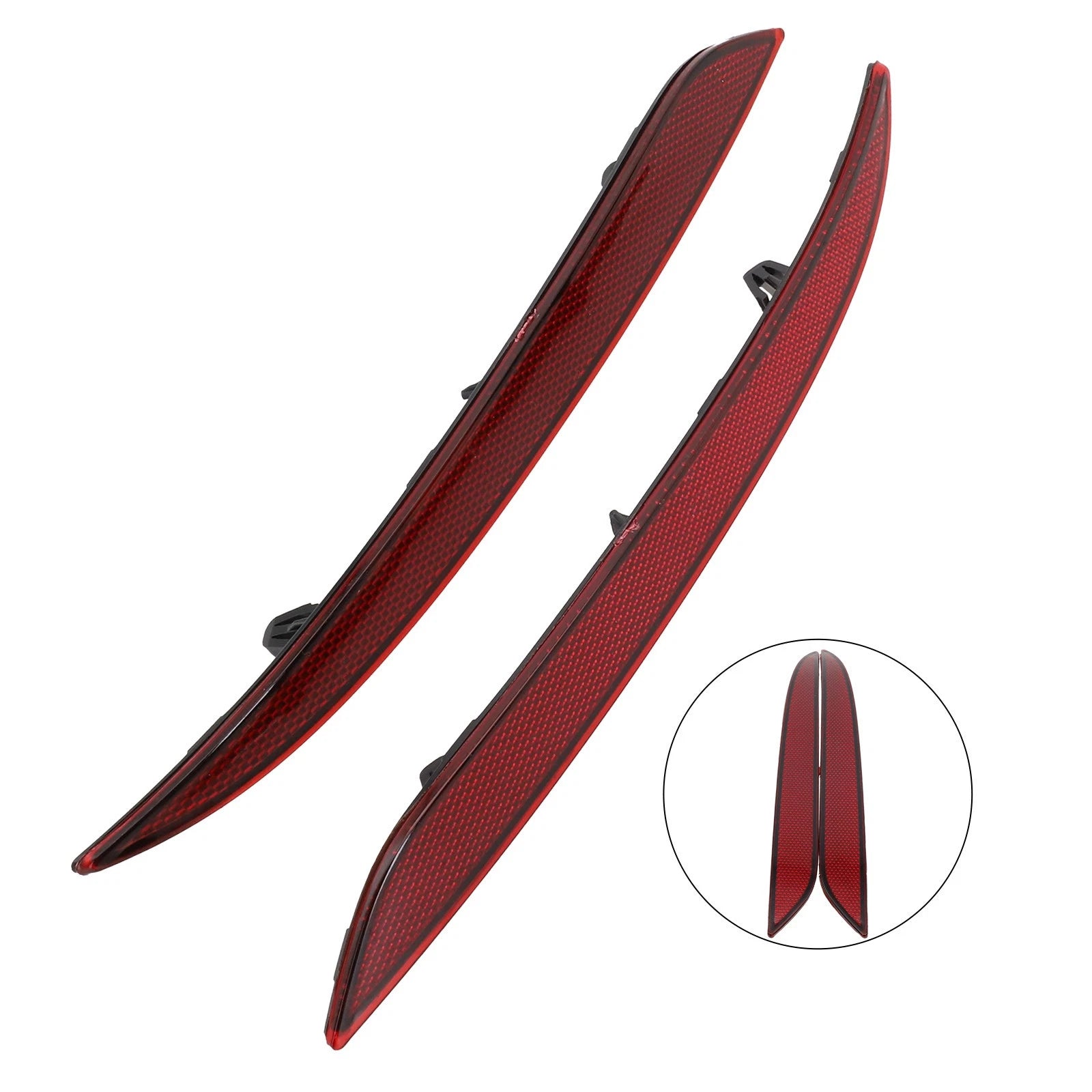 2X Reflector Lamp Light for Car Accessories Rear Bumper