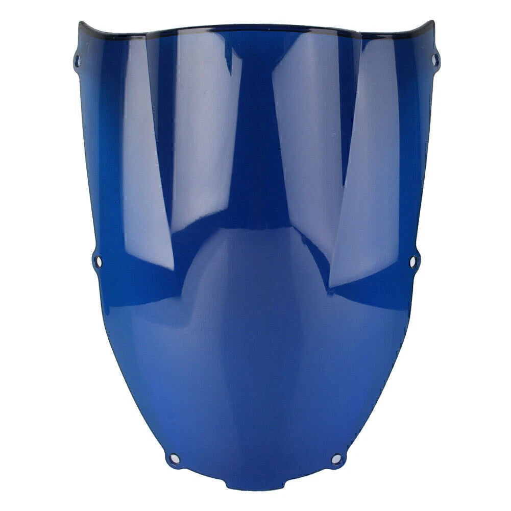 Double Bubble Windshield for Kawasaki Ninja ZX6R (2000–2002) - Blue