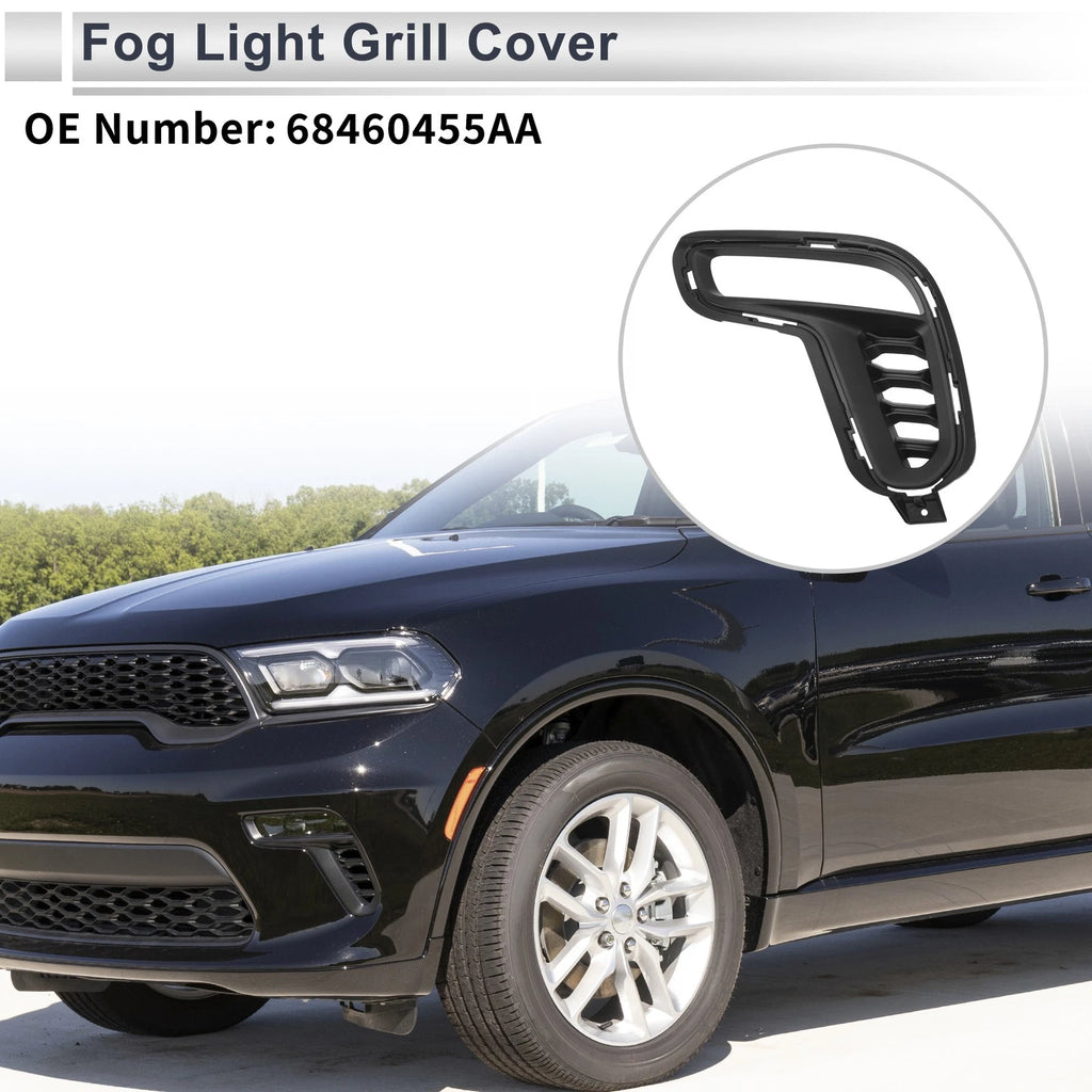 Front Left Fog Light Grill Replacement for Dodge Durango (2021–2023)