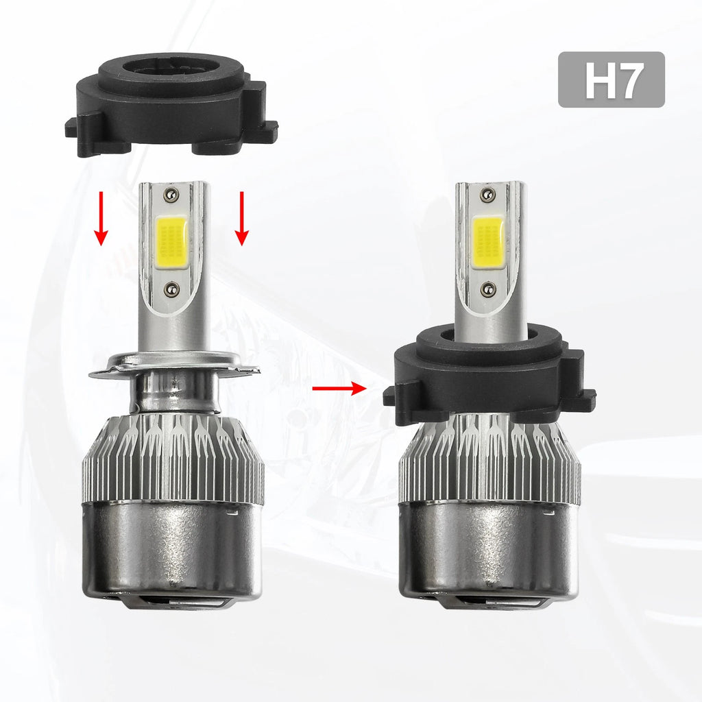 LED Headlight Adapter Base Set Replace for Mazda CX-5 (2018–2022)
