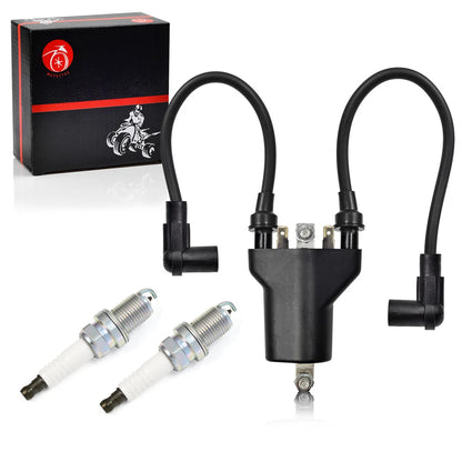 Ignition Coil & Spark Plug for EZGO Marathon Medalist TXT (1994–2008) 26652-G01