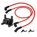 Ignition Coil & Wires with Cap for Harley Dyna FXD FXDB FXDC FXDF FXDL FXDLS FXDWG (2006–2017)